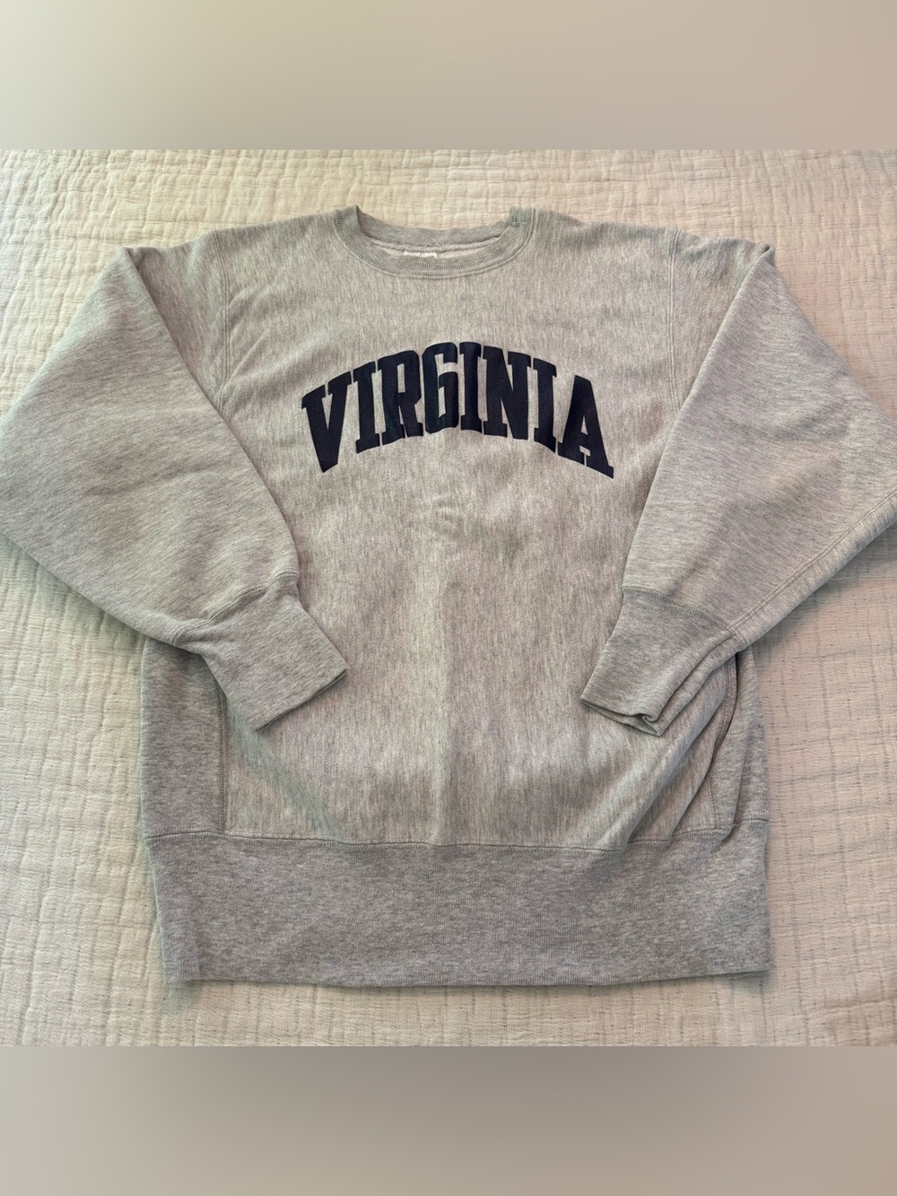 Champion Reverse Weave Virginia Sweatshirt Mens XL Gray UVA Crewneck Vintage